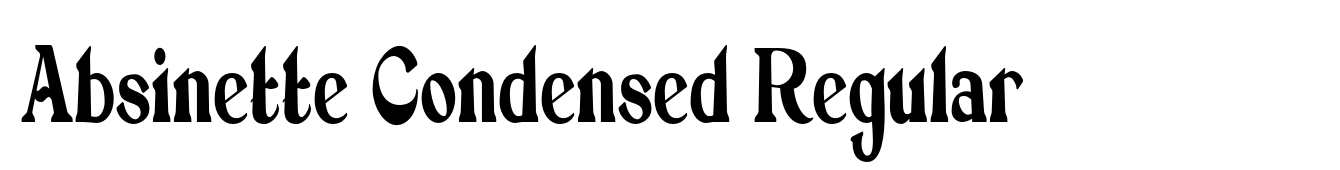 Absinette Condensed Regular image